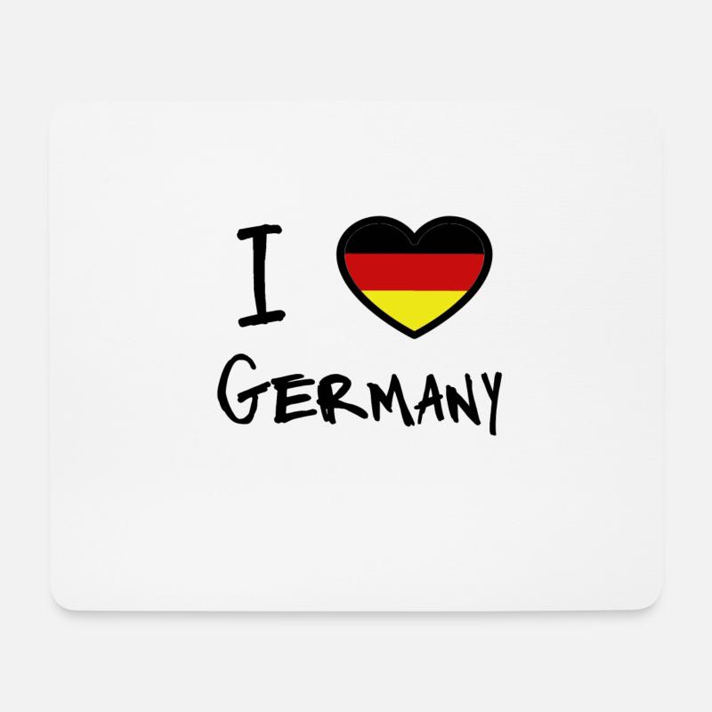 Germany - Mousepad (Querformat) - Weiß