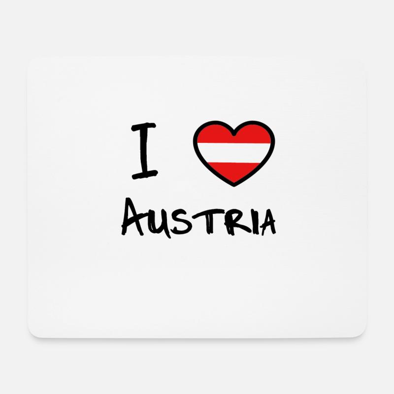 austria - Mouse Pad (horizontal) - white