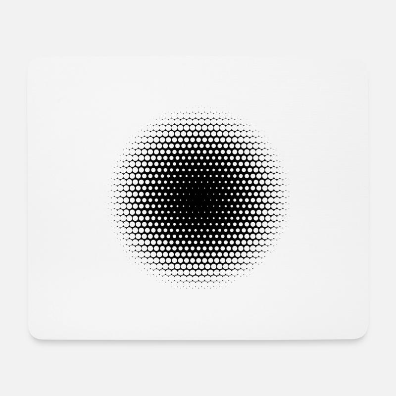 Geometric shape - Mouse Pad (horizontal) - white