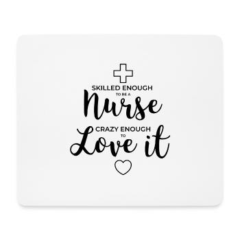 Krankenschwester - Mousepad (Querformat) - Weiß - Vorne
