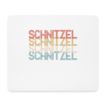 Schnitzel Geschenk - Mousepad (Querformat) - Weiß - Vorne