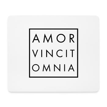 Amor gagner omnia N - Tapis de souris (format paysage) - blanc - Devant