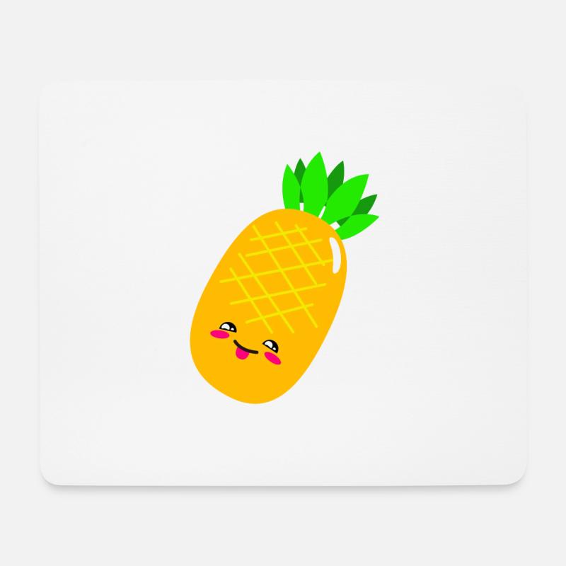 pineapple - Mouse Pad (horizontal) - white
