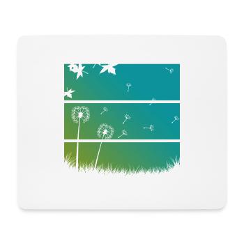 Dandelions - Mouse Pad (horizontal) - white - Front