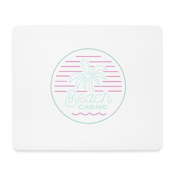 Casino de plage - Tapis de souris (format paysage) - blanc - Devant