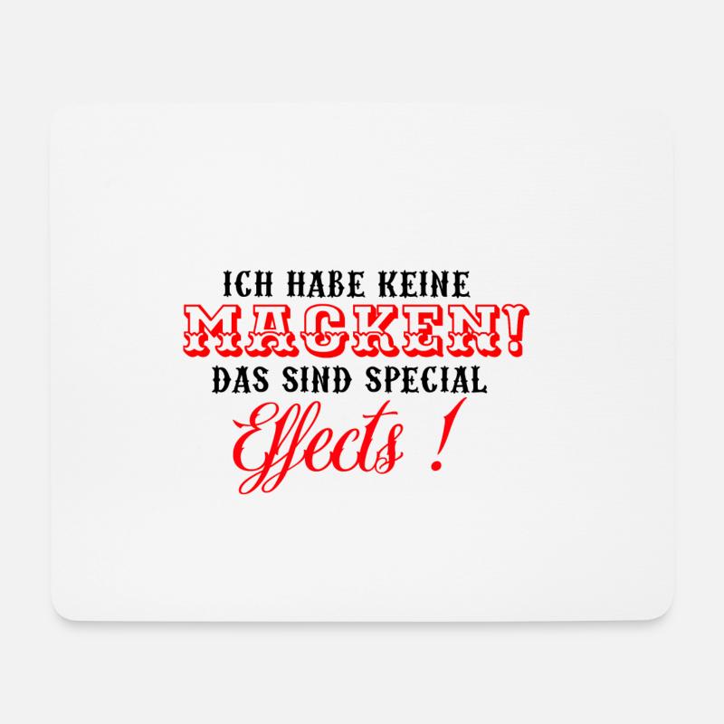 Lustige Sprüche - Mousepad (Querformat) - Weiß