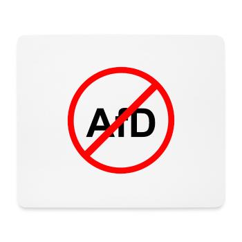 No AfD road sign - Mouse Pad (horizontal) - white - Front