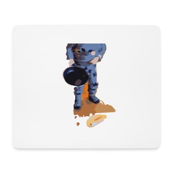 Cyka Blin, sacrément crêpe! Idée cadeau - Tapis de souris (format paysage) - blanc - Devant