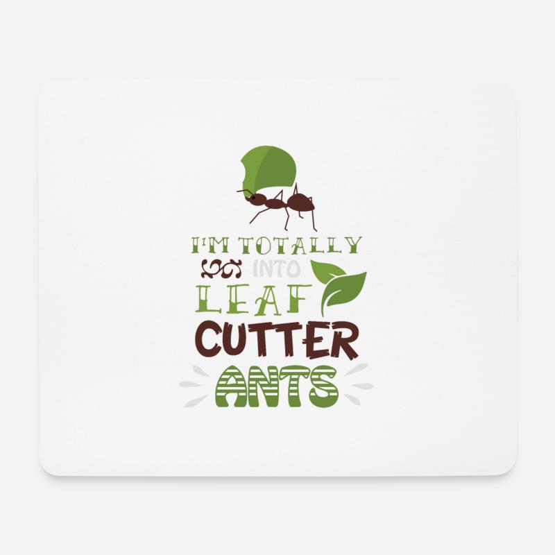 Ameisen Blatt Schneider Ameisen Insekten Geschenk - Mousepad (Querformat) - Weiß