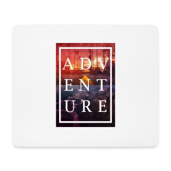 Adventure - Mousepad (Querformat) - Weiß - Vorne