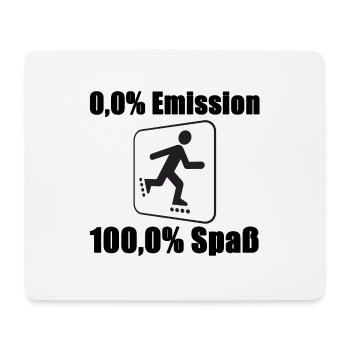 Inline Skates für alle, die Spaß am Inlinern haben - Mousepad (Querformat) - Weiß - Vorne