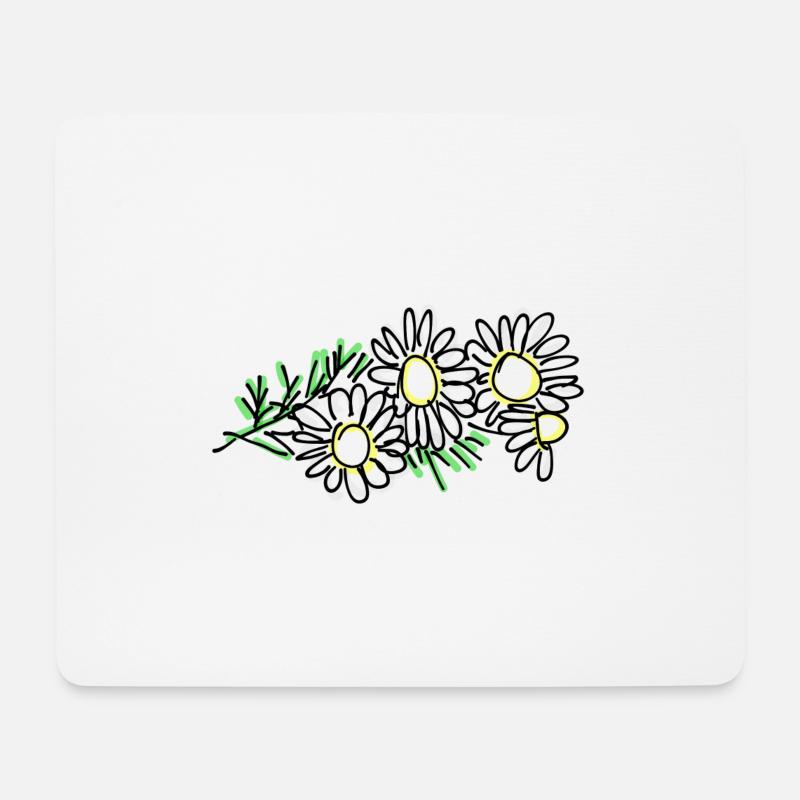 chamomile - Mouse Pad (horizontal) - white