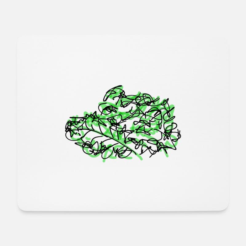 Kale - Mouse Pad (horizontal) - white