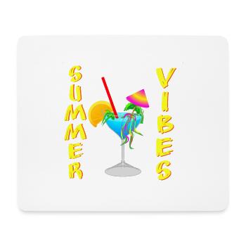 Cocktail Summer Vibes - Mouse Pad (horizontal) - white - Front