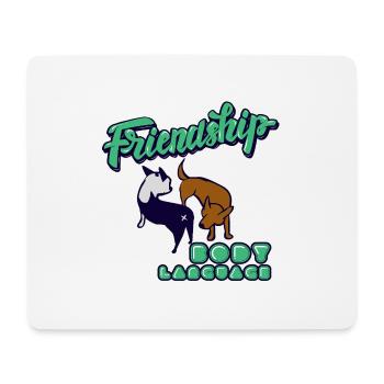 Friendship dogs - Mouse Pad (horizontal) - white - Front