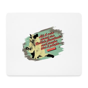 Britsch Shorthair Katze Perserkatze Geschenk - Mousepad (Querformat) - Weiß - Vorne