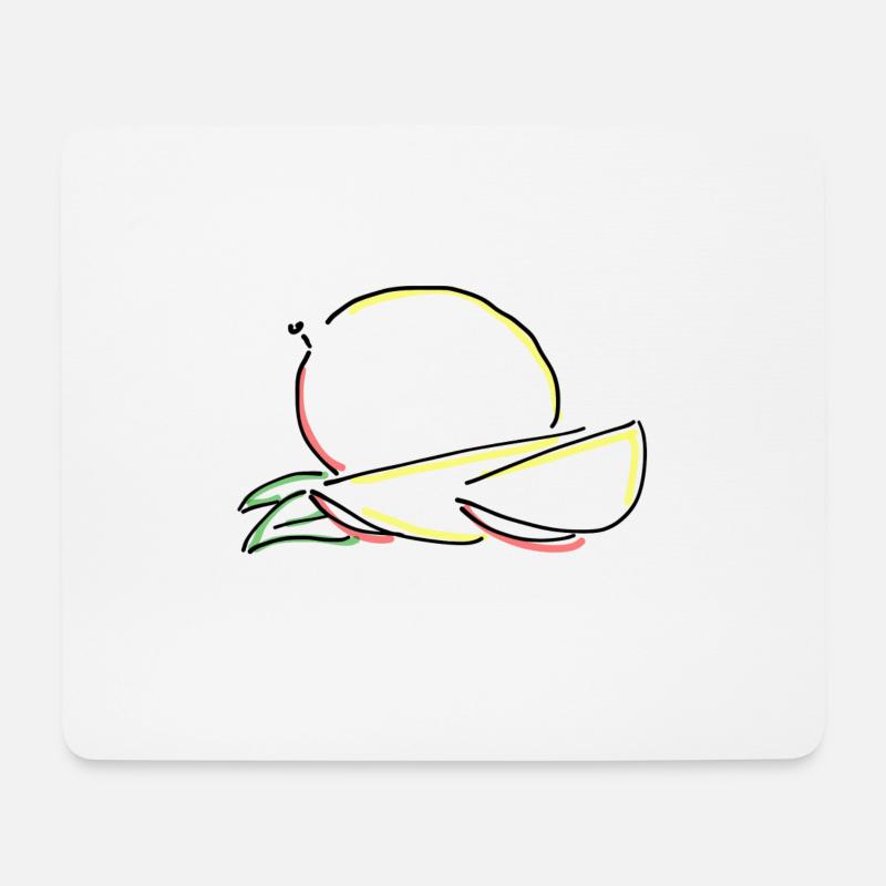 mango - Mouse Pad (horizontal) - white