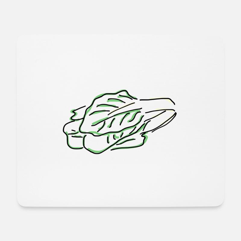 chard - Mouse Pad (horizontal) - white