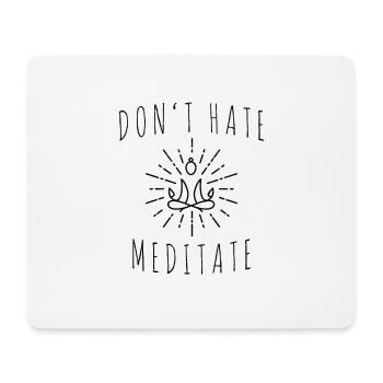 Yoga Meditation - Mousepad (Querformat) - Weiß - Vorne