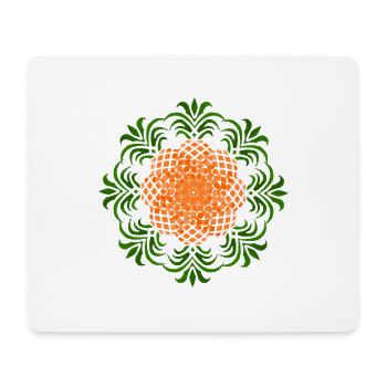 Pineapple Circle - Mouse Pad (horizontal) - white - Front