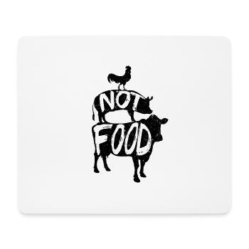 Vegan vegan vegan - Mouse Pad (horizontal) - white - Front