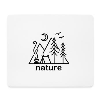 nature nature - Tapis de souris (format paysage) - blanc - Devant