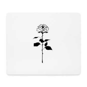 rose - Mouse Pad (horizontal) - white - Front
