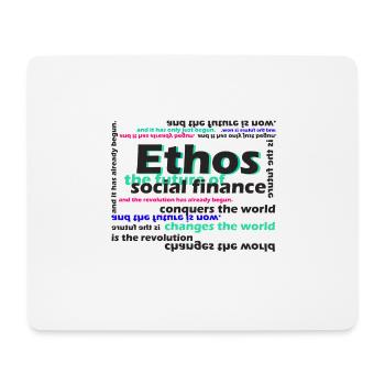 ethos the future of social finance - Mousepad (Querformat) - Weiß - Vorne