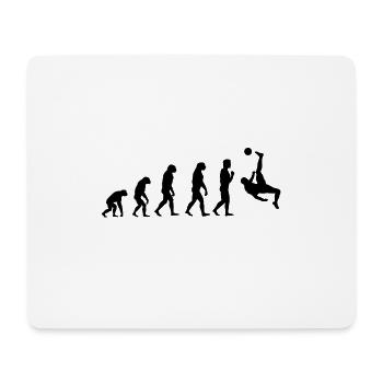Football Evolution Gift Idea - Mouse Pad (horizontal) - white - Front