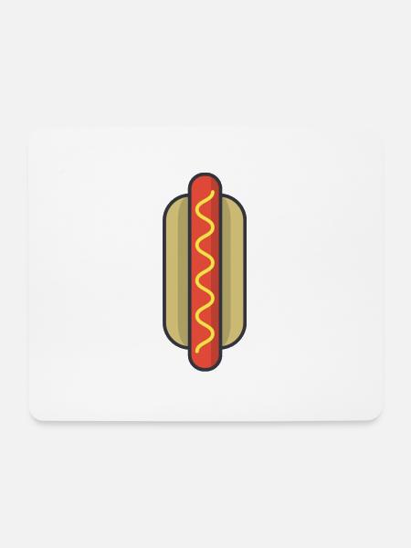 Wurst - Mousepad (Querformat) - Weiß