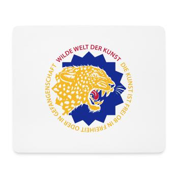 Wilde Kunst - Mousepad (Querformat) - Weiß - Vorne
