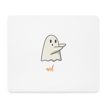 Halloween ghost ghost costume funny gift - Mouse Pad (horizontal) - white - Front
