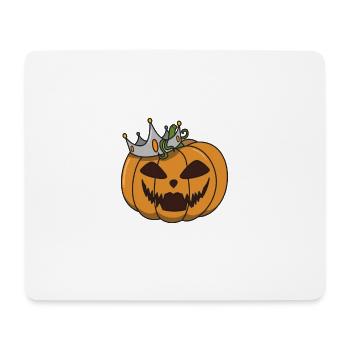Couronne de costume citrouille d'Halloween - Tapis de souris (format paysage) - blanc - Devant
