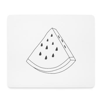 watermelon - Mouse Pad (horizontal) - white - Front