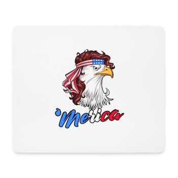 USA, Adler, Flagge, Amerika, Geschenk, Patriotisch - Mousepad (Querformat) - Weiß - Vorne