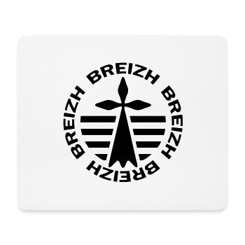 Breizh bretagne hermine 1 - Mouse Pad (horizontal) - white - Front