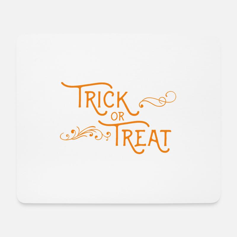 Halloween Süßes oder Saures - Mousepad (Querformat) - Weiß