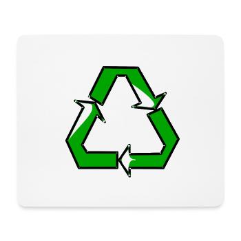 recycling - Mouse Pad (horizontal) - white - Front