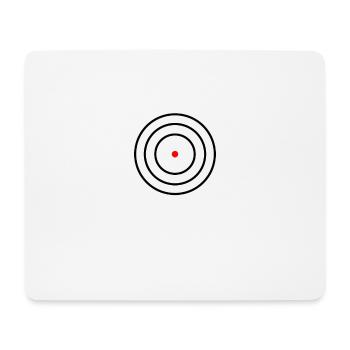 target - Mouse Pad (horizontal) - white - Front