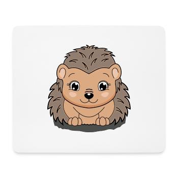 lorey.w "Igel Ina" - Mousepad (Querformat) - Weiß - Vorne