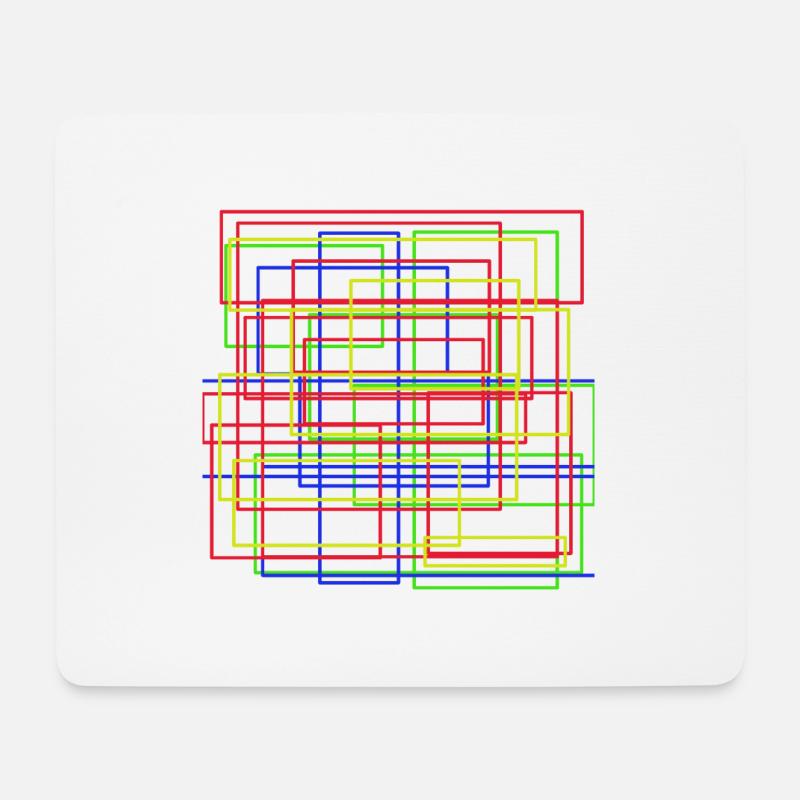 modern art - Mouse Pad (horizontal) - white