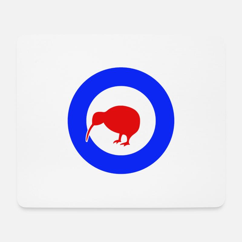 Kiwi Mod - Mousepad (Querformat) - Weiß