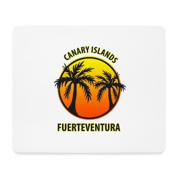 Canary Islands Fuerteventura Palme - Mousepad (Querformat) - Weiß - Vorne