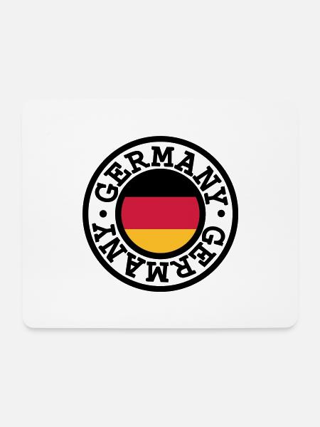 Deutschland Germany - Mousepad (Querformat) - Weiß