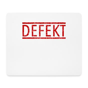DEFEKT - Mousepad (Querformat) - Weiß - Vorne