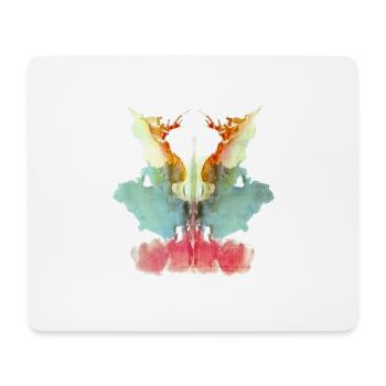 Rorschach Table 9/10 - Tapis de souris (format paysage) - blanc - Devant