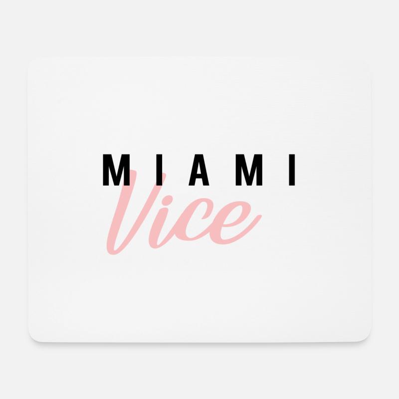 miamivice - Mousepad (Querformat) - Weiß