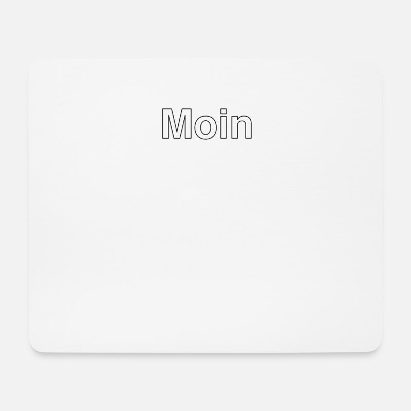 moin - Mousepad (Querformat) - Weiß
