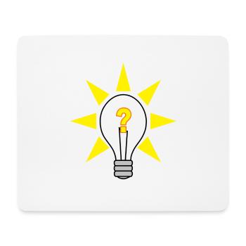 Bright Idea - Mouse Pad (horizontal) - white - Front