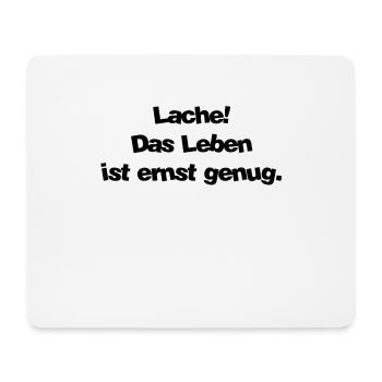 Geschenk humor Zufriedenheit Leben humor verstand - Mousepad (Querformat) - Weiß - Vorne